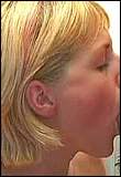 sexfoto: sperma - Volgespoten zaadslet wordt hard en diep in haar krappe...